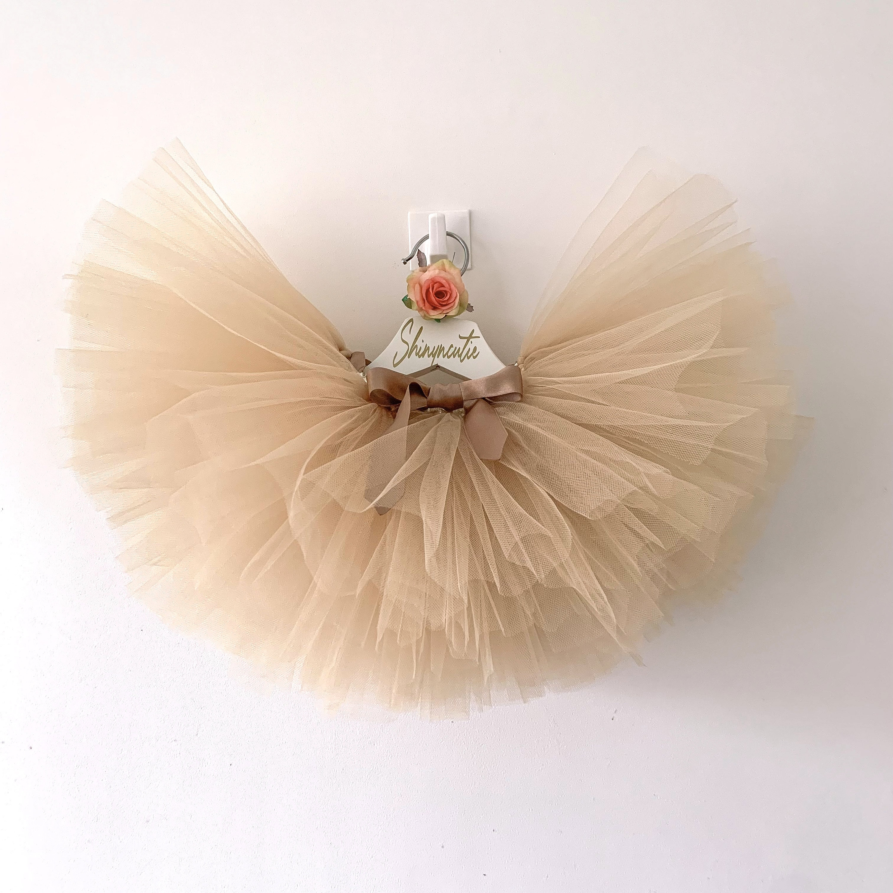 Handmade Tulle Tutu Skirt: Flower Girl, Wedding, Birthday Party Outfit Gift for Girl