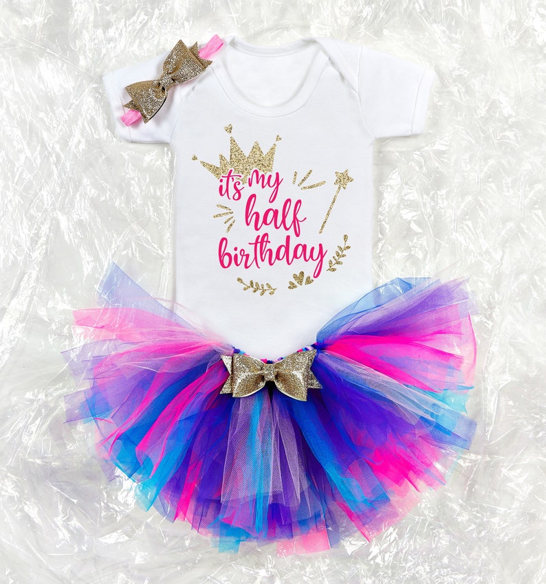 half birthday baby girl outfit