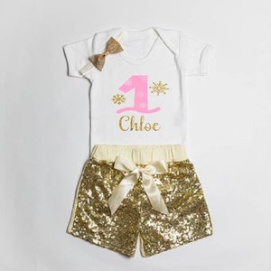Personalised First Birthday Top and Shorts, First Birthday Costume, Kids Party Outfit, Personalised First Birthday Party, Gift For Kids