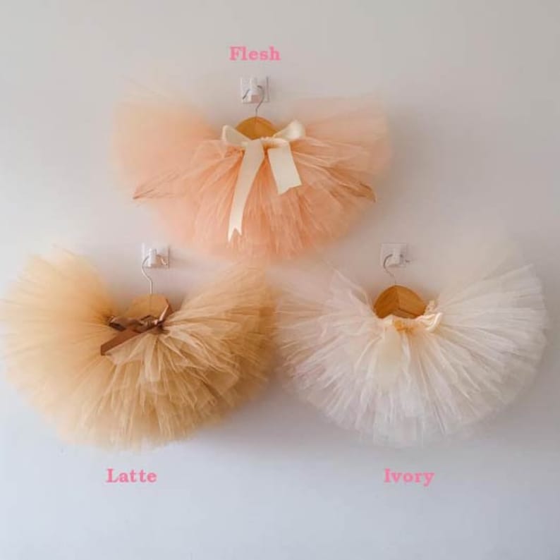 Handmade tutu skirt/ Girls Party tutu/ Flower girl tutu/Ballerina Tutu/ Wedding tutu/ birthday tutu/Baby Gift/ Baby tutu/ Girls Gift image 3