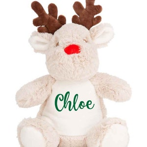 Personalised Christmas Reindeer / Christmas baby gift/ Christmas gift for baby girl, boy, grandchild, nephew and niece