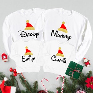 Christmas family jumper, Personalised Christmas Jumper, Christmas jumper for children, mum and dad, Christmas party outfit, Unisex jumpers