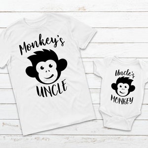 Camiseta a juego de tío, regalo para tío, regalo para sobrino/sobrina, camiseta familiar a juego, regalo para bebé, regalo para recién nacido