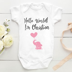 Personalised Baby Coming Home Outfit, Personalised baby bodysuit, baby gift, personalised baby outfit, personalised baby unisex vest