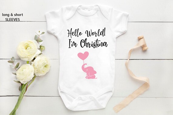 personalised coming home outfit