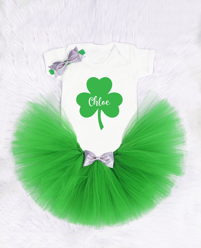 St Patrick/'s Day Outfit Irish Sass Personalised Outfit First St Patricks day Girl Tutu Cake Smash Outfit unisex bodysuit CHOOSE COLOR!