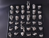 Mens Ring Gothic rings Scull ring Rings for men Animal ring Bofriend ring Signed men rings Men ring Wolf men ring Snake men ring Medusa ring