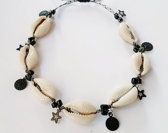 Bracelet Shell Choker Amazon Buy Seashell Anklet, Black Anklet