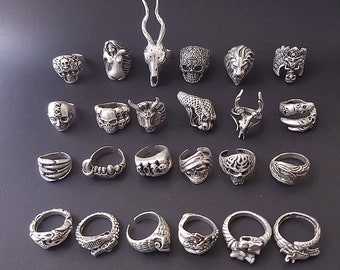 Animal on sale rings men