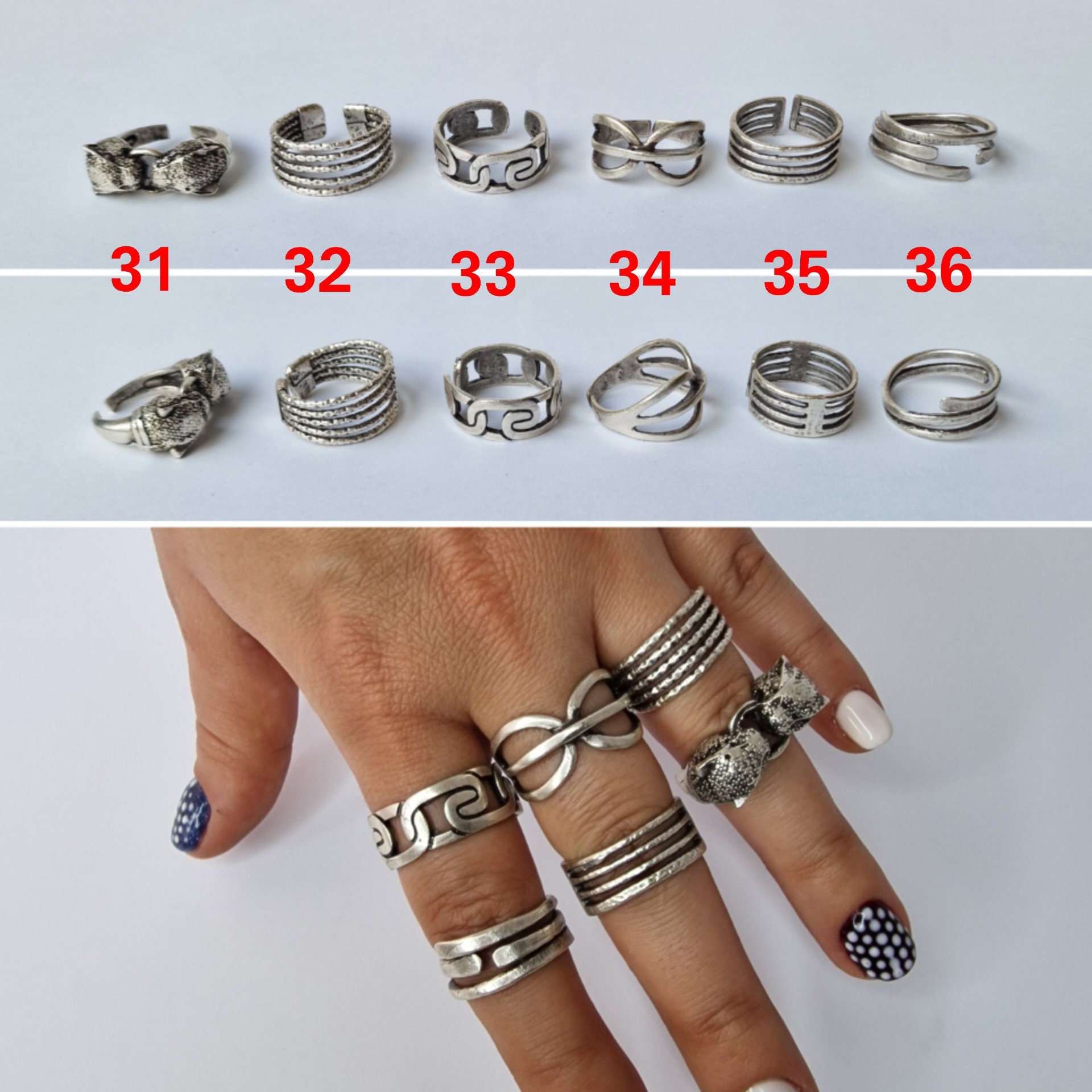 Anello Aperto In Argento 925 - Ame Jewels - Foto 5