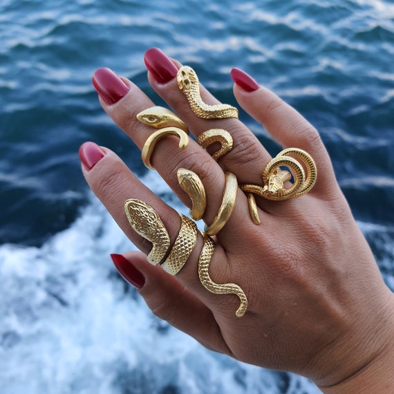 Hippie Finger Cat Ring Animal Rings Fashion Boho Chic - Temu