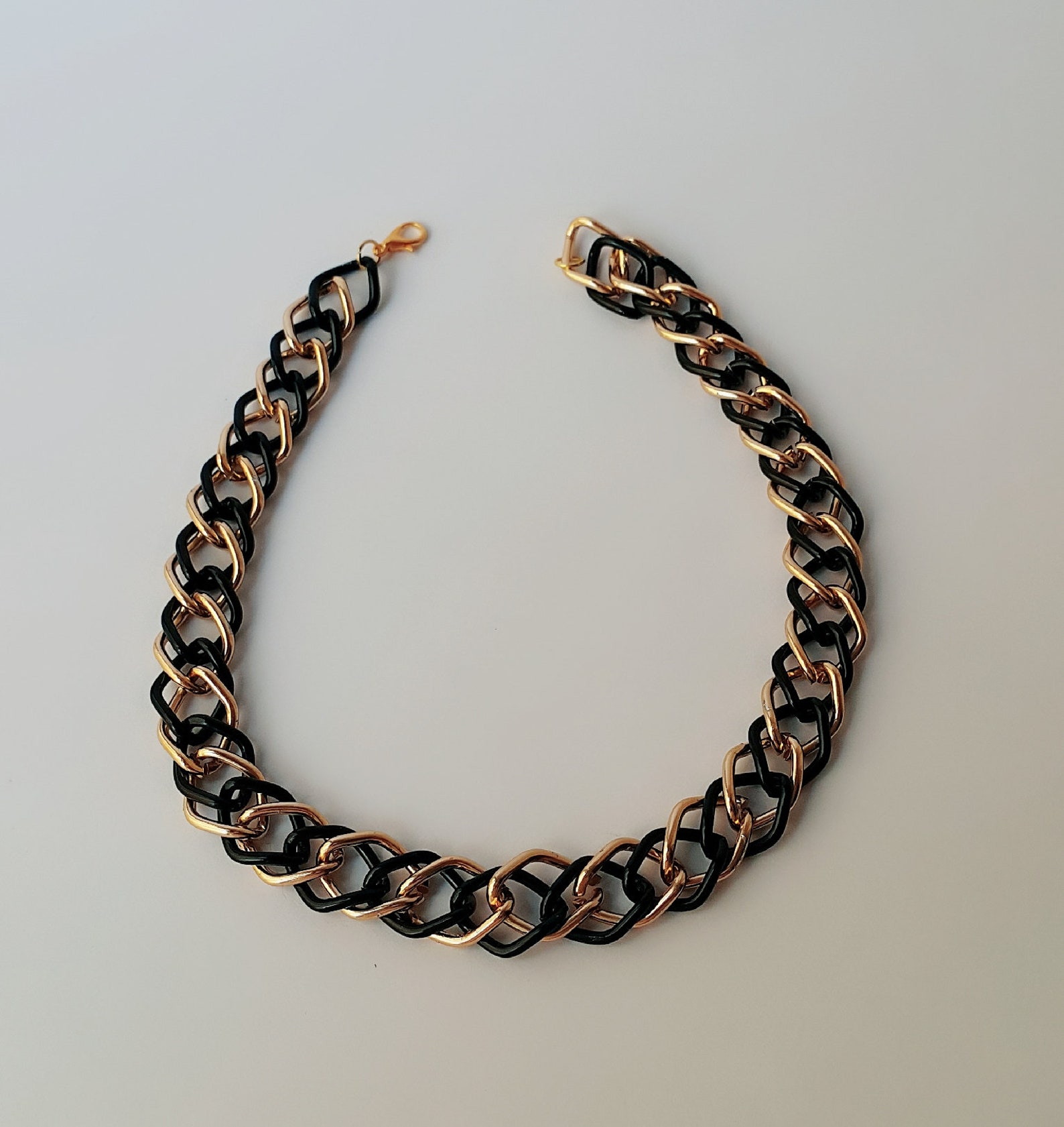 Dual Chain Choker Specialty Chain Choker Stylish Choker - Etsy