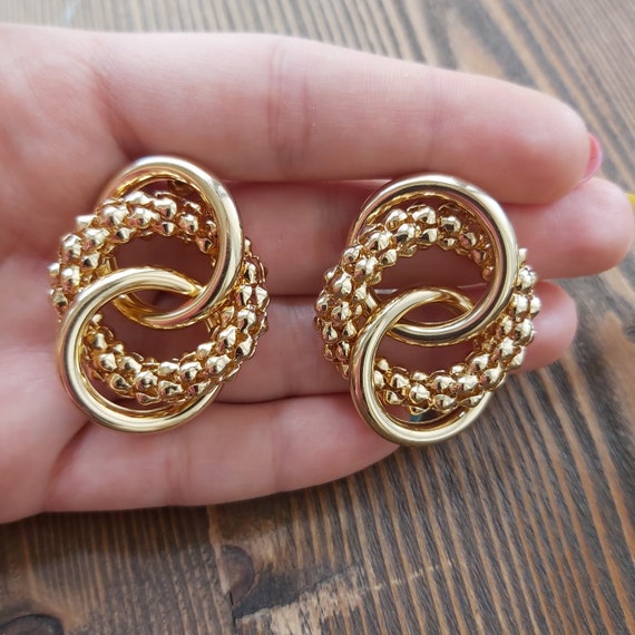 Statement Earrings Fashion Earrings Gold Earrings Silver
