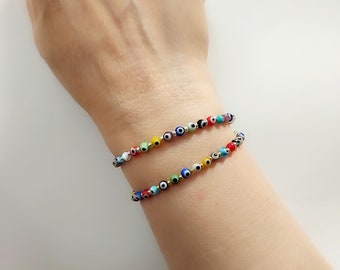 Bracciale Caviglia Argento Bracciale Caviglia In Argento Sterling 925 - Catena Figaro 9-12 Pollici, Garantito Autentico Bracciale Caviglia 9 10 11 12 Pollici - Foto 11