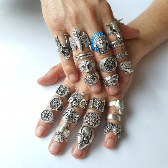 Silver Women American Diamond Party Wear Fashion Finger Rings, Free Size at  Rs 150/piece in New Delhi