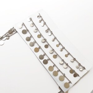 Coin Anklet,Disc chain anklet,jewelry anklets, Dainty Anklet, anklet bracelet,Minimalist Dangling Coins Anklet, trendy disc anklet,tiny disc