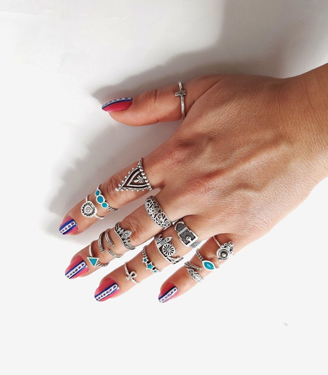 Antique Silver Adjustable Rings,adjustable Ring,bohemian