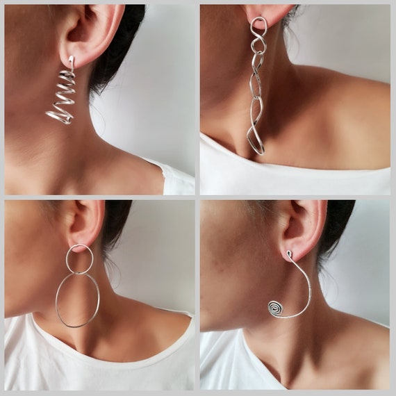Light dangle earrings deals