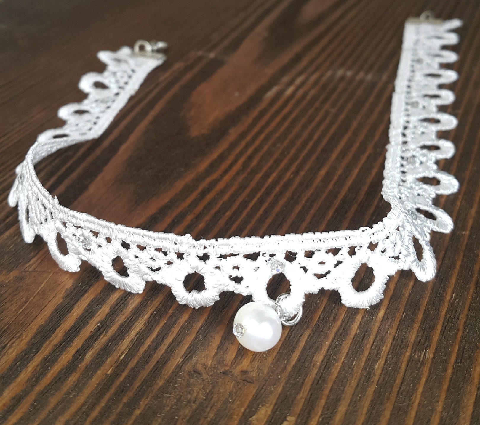 grounds JEWELRY LACE WHITE x WHITE