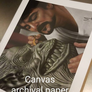 Tom Savini Canvas art print 11x14&quot; and fine art paper prints