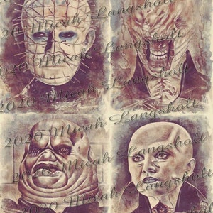Hellraiser Cenobites print on canvas or premium paper