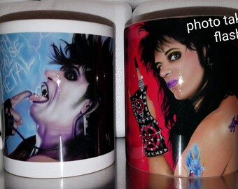 Sammi Curr drawing printed on a white 11 oz ceramic mug. Choose between 2 different images.