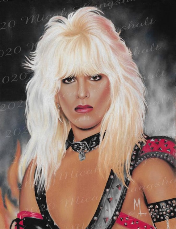 Vince Neil From Motley Crue Shout at the Devil Era Prints - Etsy
