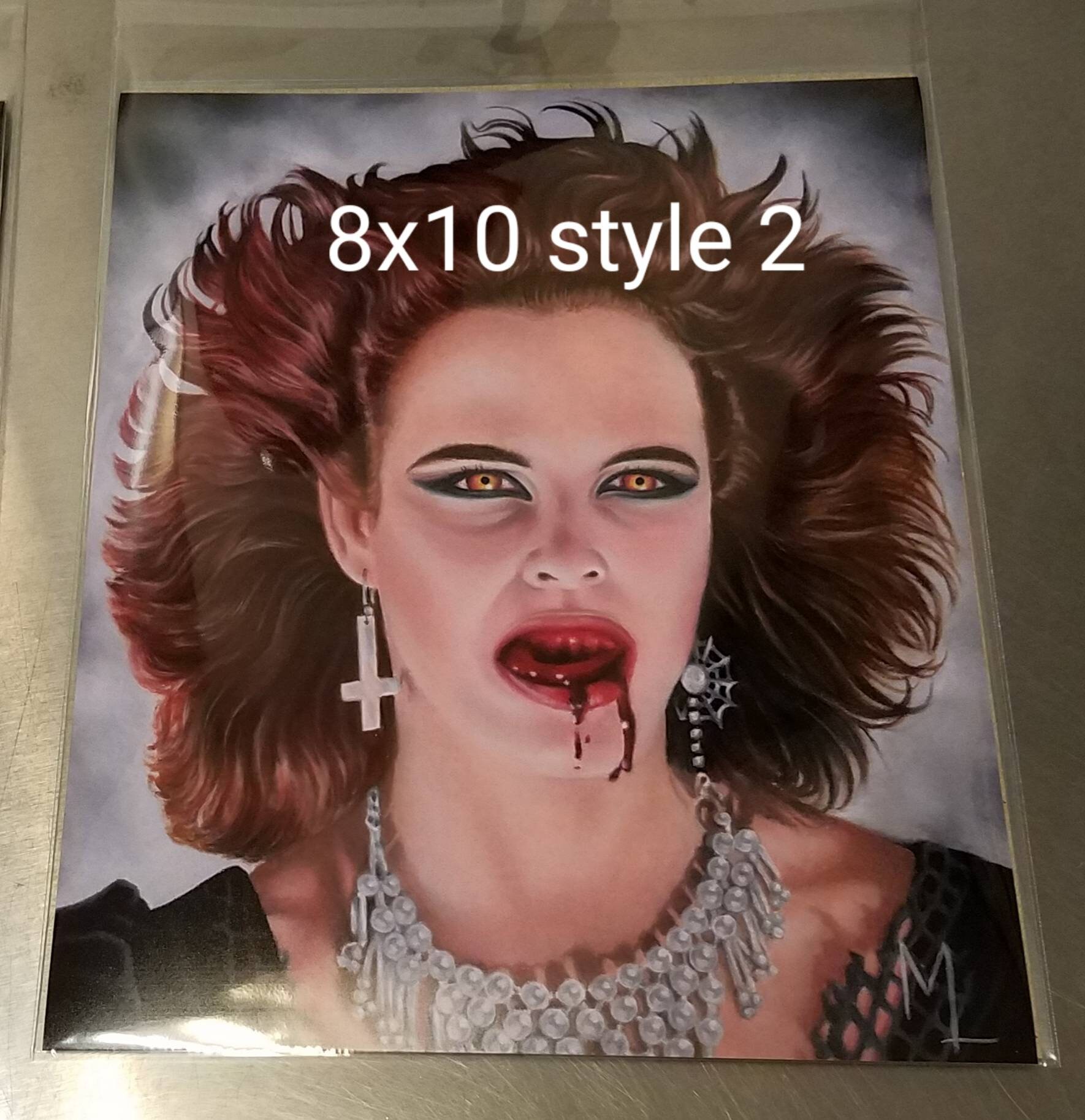 Horror Art Print of Angela From Night of the Demons 1988 - Etsy