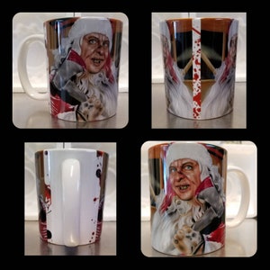 Bad Santa from Tales from the Crypt coffee mug