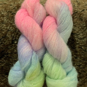 Kid mohair/lurex yarn - Paisley’s rainbow
