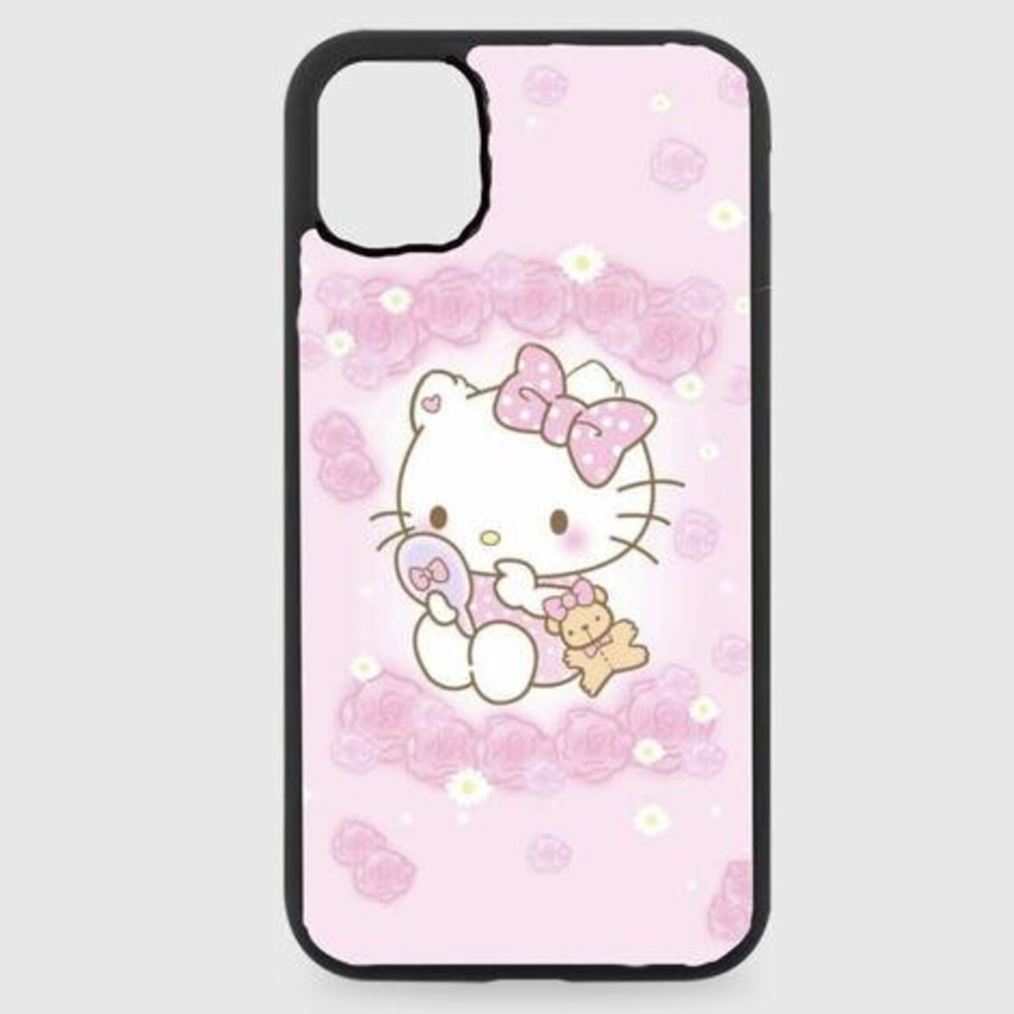Pink Cute Hello Kitty Phone Case Etsy