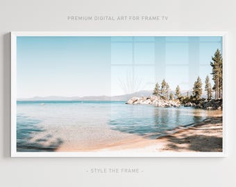Lake Tahoe Landscape Art for Samsung Frame TV (Digital Download)