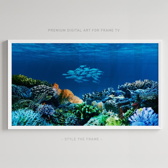 Ocean Coral Reef Art for Samsung Frame TV (digital Download) - Etsy