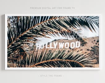 Hollywood Sign Frame TV Art: Los Angeles Landscape (Digital Download)