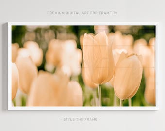 Gelbe Tulpen Frühlingsblumen Kunst für Samsung Frame TV (Digital Download)