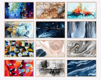 Abstract Art for Samsung Frame TV: Modern Digital Download (12 PCS)