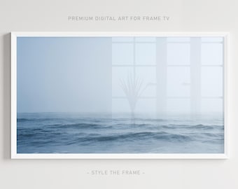 Blue Ocean Waves Bilderrahmen TV-Kunst: Küsten digitaler Download