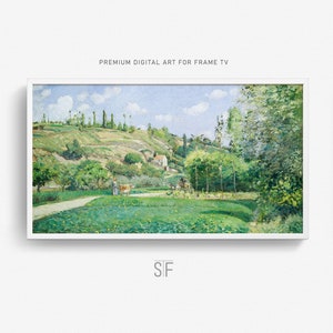 Samsung Frame TV Art Vintage Landscape Painting, Samsung TV Art Digital Download, Art for Samsung Frame TV