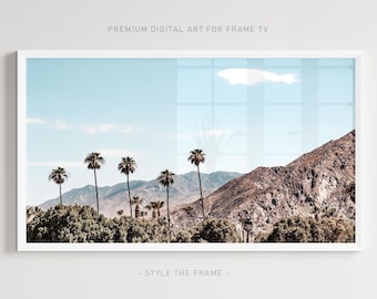 Palm Springs Bilderrahmen TV-Kunst, kalifornische Landschaft (Digitaler Download)