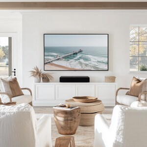 Huntington Beach Aerial: 4K Ocean View Frame TV Art (Digital Download) image 5