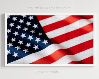 Amerikanische Flagge Samsung Frame TV Art: Patty Wallpaper Digital Download