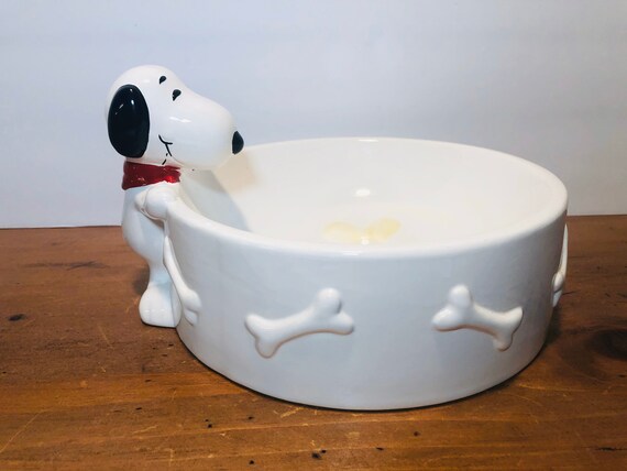 peanuts dog bowl