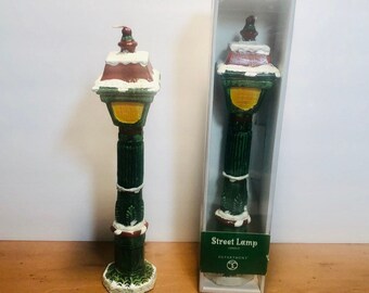 S/2 Department 56 Classic Christmas Street Lantern Candles-Christmas Decorations