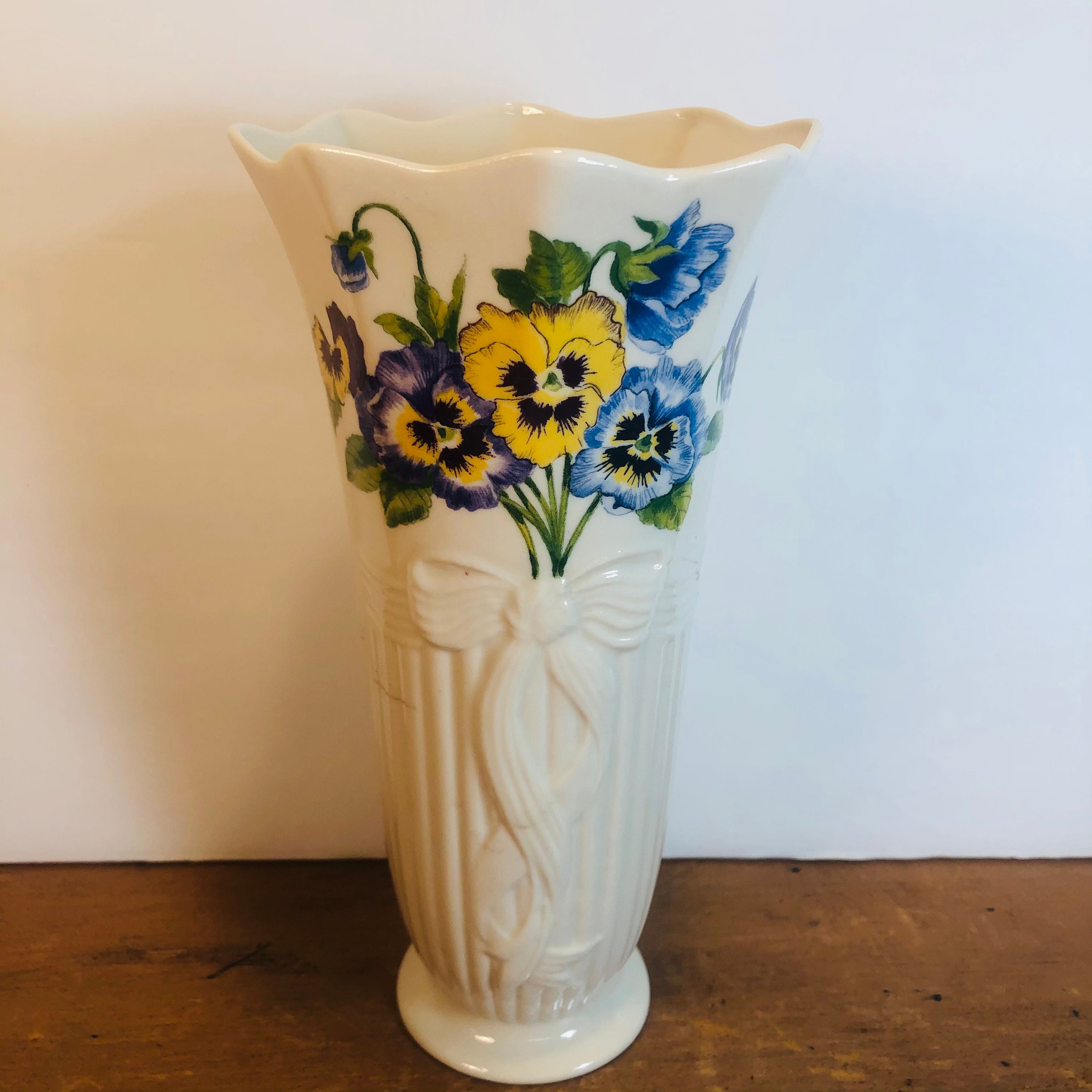 Belleek Enchanted Garden Vase Floral Vase Belleek Giftware Etsy