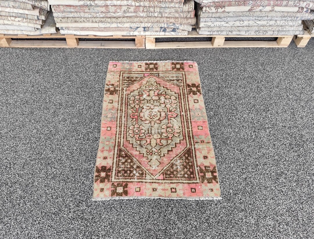 2x4 Oushak Rug, Hand-made, Wool, Bohemian, Turkish Vintage Rug - Etsy