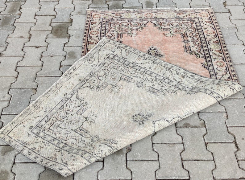 Oushak Rug, Turkish Vintage Rug, Anatolian, Wool, Kilim, Bohemian