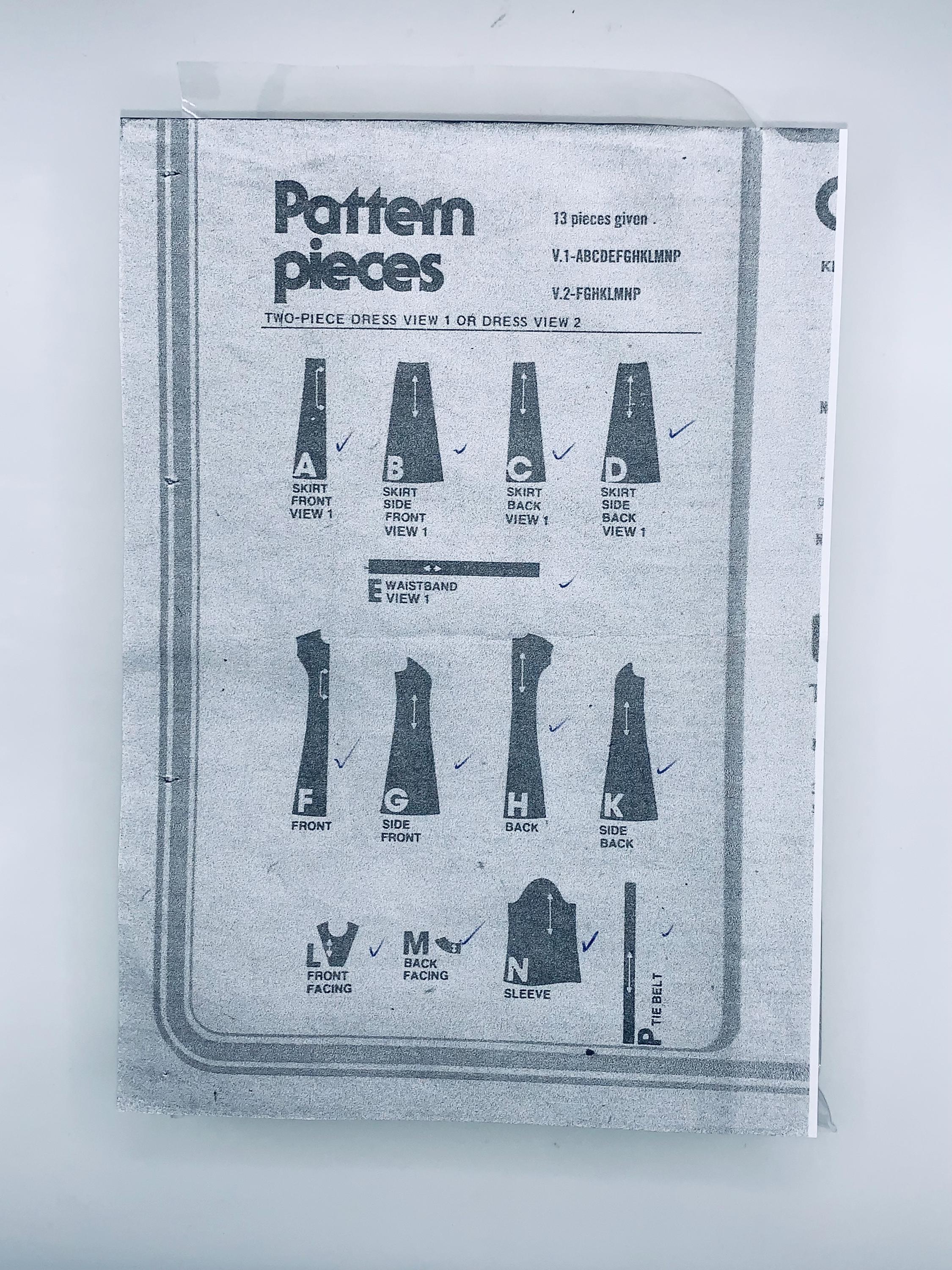 Simplicity 8666 Dress Sewing Pattern: 1978 Vintage, Size 20.5 - Etsy