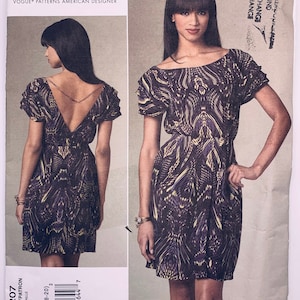 Vogue Cynthia Steffe Dress Sewing Pattern V1207 Plus Sizes 14-16-18-20