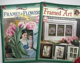 Livres de peinture en un trait Donna Dewberry Cadres, fleurs et oeuvres d'art encadrées