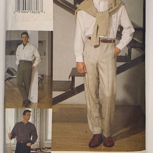 Vogue 8918 Men&#39;s Tapered Pants Sewing Pattern Sizes 26-28-30 UNCUT